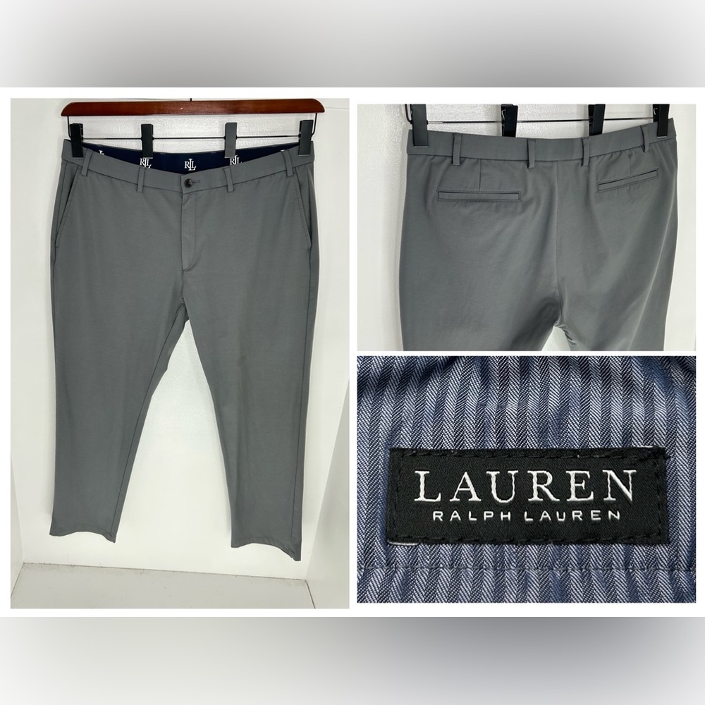 Lauren Ralph Lauren‎ LRL Gray Pants Mens 40x30 Black Label Performance Golf